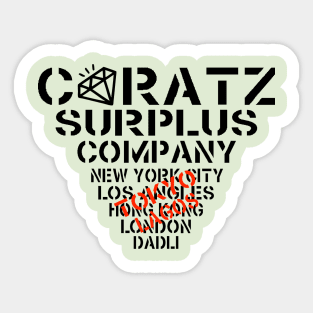 Caratz Surplus Sticker